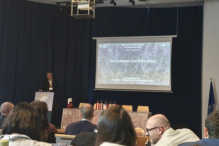 Otočac Small Hydropower Plant Project Presented at an International Congress in Vodice